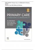 TEST BANK- Primary Care&comma; A Collaborative Practice&comma; 6th Edition Primary Care 6th Edition by Buttaro&sol;  UPDATED LATEST 2024