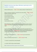 NIHSS STROKE SCALE EXAM 2024-2025 QUESTIONS AND ANSWERS 
