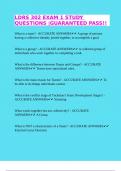 LDRS 302 EXAM 1 STUDY QUESTIONS &vert;GUARANTEED PASS&excl;&excl;