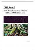 Test Bank for Family Therapy&colon; History&comma; Theory&comma; and Practice 7th Edition by Gladding&comma; All Chapters 1 to 18 Covered&comma; Verified Latest Edition
