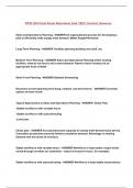 OTM 300 Final Exam Questions And 100&percnt; Correct Answers