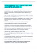 MED 118 EXAM 2&vert; 67 QUESTIONS AND ANSWERS &lpar;GRADED A&plus;&rpar;