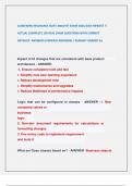 GUIDEWIRE INSURANCE SUITE ANALYST EXAM 2024&sol;2025 NEWEST &excl;&excl; ACTUAL COMPLETE 150 REAL EXAM QUESTIONS WITH CORRECT DETAILED ANSWERS &lpar;VERIFIED ANSWERS&rpar; &sol; ALREADY GRADED A&plus;