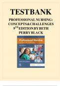 Test Bank for Professional Nursing Concepts & Challenges&comma; 9th Edition&comma; Beth Black