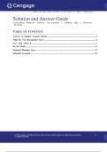 Solution Manual and Answer Guide for Personal Finance&comma; 14th Edition By &lpar;E&period; Thomas Garman&comma; 2024&rpar; Verified Chapters 1 - 17&comma; Complete Newest Version