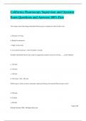 California Fluoroscopy Supervisor and Operator Exam Questions and Answers 100&percnt; Pass