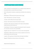 CCMP Exam Study Guide Solutions