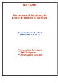 Test Bank for The Journey of Adulthood&comma; 9th Edition by Bjorklund &lpar;All Chapters included&rpar;