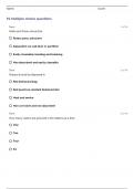 TATTOO LICENSE TEST QUESTIONS AND ANSWERS 100&percnt; CORRECT