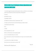BUSA 2106 Test 2 Multiple Choice Questions and Answers 100&percnt; Pass