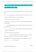 BUSA 2106 MIDTERM EXAM QUESTIONS AND ANSWERS 100&percnt; PASS