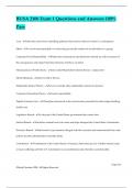 BUSA 2106 Bundled Exams Questions and Answers 100&percnt; Pass