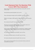 Lead Abatement State Test Questions With  Correct 100&percnt; Pass Guaranteed 