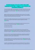 NUR1025 Module 6 EXAM &lpar;LATEST 2024&sol; 2025&rpar;  VERIFIED WITH 100&percnt; CORRECT QUESTIONS AND  ANSWERS GRADED A&plus;