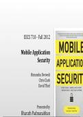 master of mobile application security and google ux design certificate