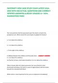 MATERNITY HESI CASE STUDY EXAM LATEST 2024-2025 WITH 259 ACTUAL QUESTIONS AND CORRECT VERIFIED ANSWERS ALREADY GRADED A&plus; 100&percnt; GUARANTEED PASS&excl;      