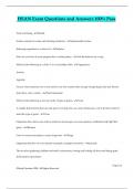HSAN Exam Questions and Answers 100&percnt; Pass