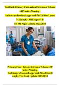 Test bank for primary care art and science of advanced practice nursing an interprofessional approach 5th edition dunphy 
