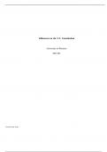  Influences on the U&period;S&period; Constitution  University of Phoenix  HIS 301  07&colon;06&colon;29 GMT -05&colon;00