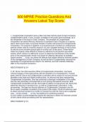  500 MPRE Practice Questions And Answers Latest Top Score&period;