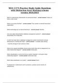 WGU C175 Practice Study Guide Questions with Distinction level Marking scheme version 2024&sol;2025