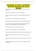 QPA EXAM - NJ STATE - RUTGERS &ndash; 2024&sol;2025 Questions with Correct Answers