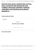 NUR 1211 FINAL EXAM NEWEST 2024 ACTUAL EXAM COMPLETE 250 QUESTIONS AND CORRECT DETAILED ANSWERS &lpar;VERIFIED ANSWERS&rpar; AND RATIONALES &vert;ALREADY GRADED A&plus;
