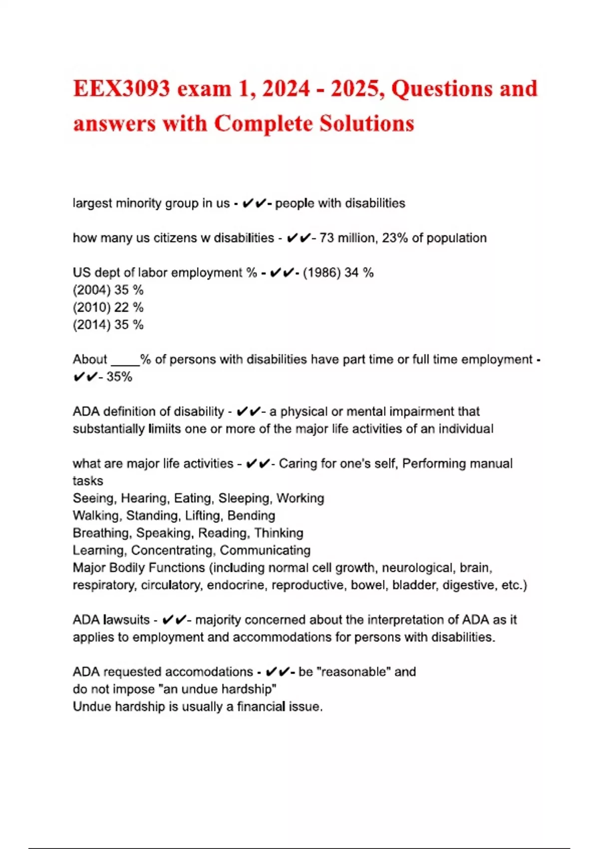 Expg23 Answers.pdf EEX3093 exam 1, , Questions and answers with Complete Solutions - DPR ...