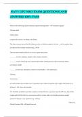 NAVY UPC NKO EXAM QUESTIONS AND ANSWERS 100&percnt; PASS