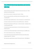 Navy PMK-EE &lpar;E-4&rpar; Exam Questions and Answers 100&percnt; Pass