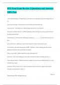 RTE Final Exam Review 2 Questions and Answers 100&percnt; Pass