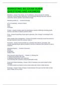 MARKETING 201 EXAM GUIDE QUESTIONS AND ANSWERS