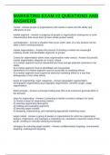 MARKETING EXAM &num;2 QUESTIONS AND ANSWERS