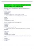 MARKETING EXAM 1 MULTIPLE CHOICE QUESTIONS AND ANSWERS