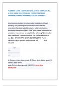 PLUMBING LEVEL 3 EXAM 2024&sol;2025 ACTUAL COMPLETE ALL 60 REAL EXAM QUESTIONS AND CORRECT DETAILED  ANSWERS &lpar;VERIFIED ANSWERS&rpar;ALREADY GRADED A&plus;&period;