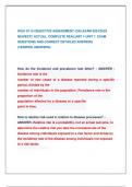 WGU D115 OBJECTIVE ASSESSMENT &lpar;OA&rpar; EXAM 2024&sol;2025 NEWEST&excl;&excl; ACTUAL COMPLETE REALUNIT 1-UNIT 7 EXAM  QUESTIONS AND CORRECT DETAILED ANSWERS  &lpar;VERIFIED ANSWERS&rpar;