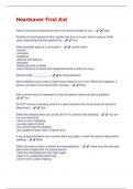 Heartsaver First Aid  Questions And Answers With Verified Tests 100&percnt; Correct Answers