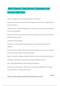 ABGC Boards - Final Review 2 Questions and Answers 100&percnt; Pass