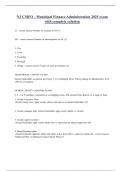 NJ CMFO - Municipal Finance Administration 2025 exam with complete solution