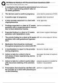 ATI RN Maternal Newborn Proctored Exam Latest 2024&sol;2025 Actual Exam Questions with Correct Verified Answers&sol; Graded A&plus;