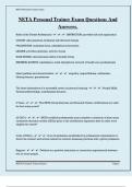 NETA Personal Trainer Exam Questions And Answers&period;
