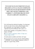 NYS EMT B STATE WRITTEN EXAM 2024-2025 ACTUAL EXAM COMPLETE ACCURATE EXAM QUESTIONS WITH 100&percnt; DETAILED VERIFIED AND CORRECT ANSWERS BRAND NEW  EXAM ALREADY GRADED A&plus;