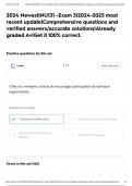 2024 Newest&vert;NU131 -Exam 3&vert;2024-2025 most recent update&vert;Comprehensive questions and verified answers&sol;accurate solutions&vert;Already graded A&plus;&vert;Get it 100&percnt; correct&period;