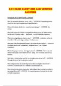 Z-51 &sol;Z51  PACKAGED EXAMS QUESTIONS AND VERIFIED ANSWERS
