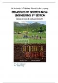An Instructor&rsquo;s Solutions Manual to Accompany PRINCIPLES OF GEOTECHNICAL ENGINEERING&comma; 8TH EDITION BRAJA M&period; DAS & KHALED SOBHAN