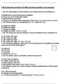 CSLB general be Exam With perfect question and answers