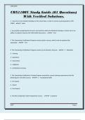 CON1100V Study Guide &lpar;61 Questions&rpar; With Verified Solutions&period;