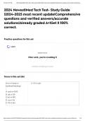 2024 Newest&vert;Med Tech Test- Study Guide &vert;2024-2025 most recent update&vert;Comprehensive questions and verified answers&sol;accurate solutions&vert;Already graded A&plus;&vert;Get it 100&percnt; correct&period;
