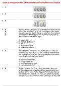  Exam 2&colon; Intrapartum NCLEX Questions with Verified Answers Graded