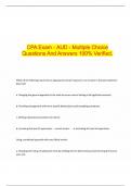 CPA Exam - AUD - Multiple Choice Questions And Answers 100&percnt; Verified&period;